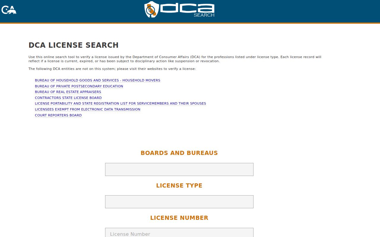 San Bernardino residents directory California license search
