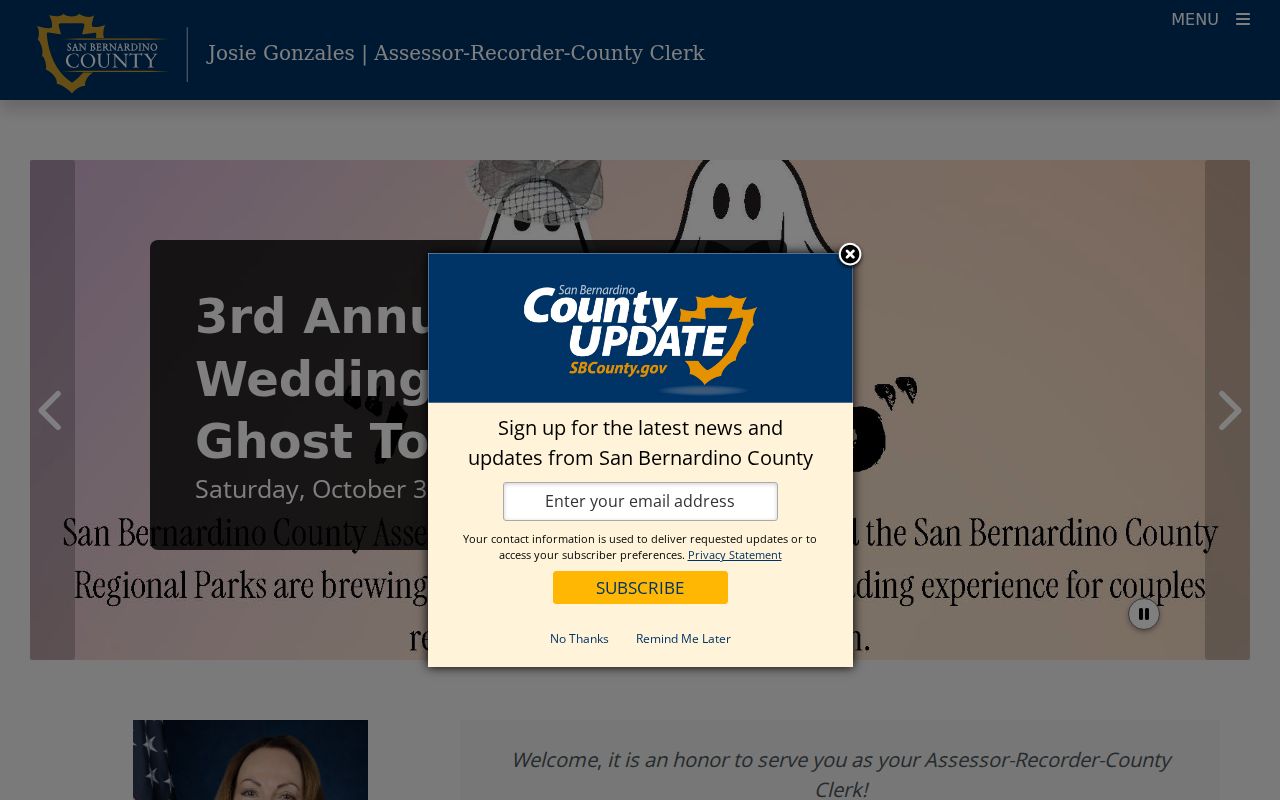 San Bernardino residents directory county records desk